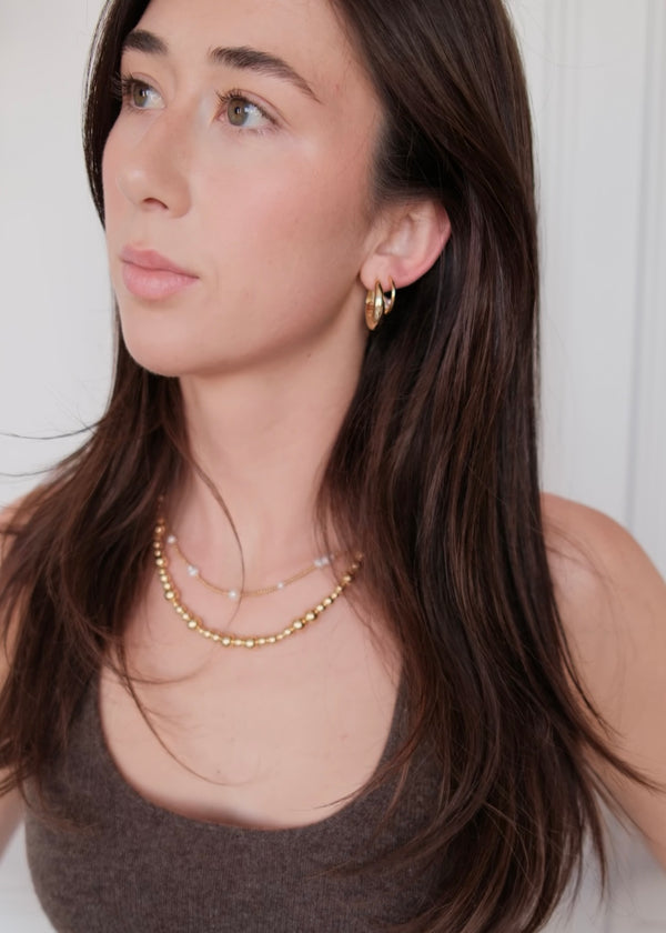 Cleo Hoop Medium - Gold