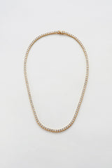Dani Tennis Necklace - Gold