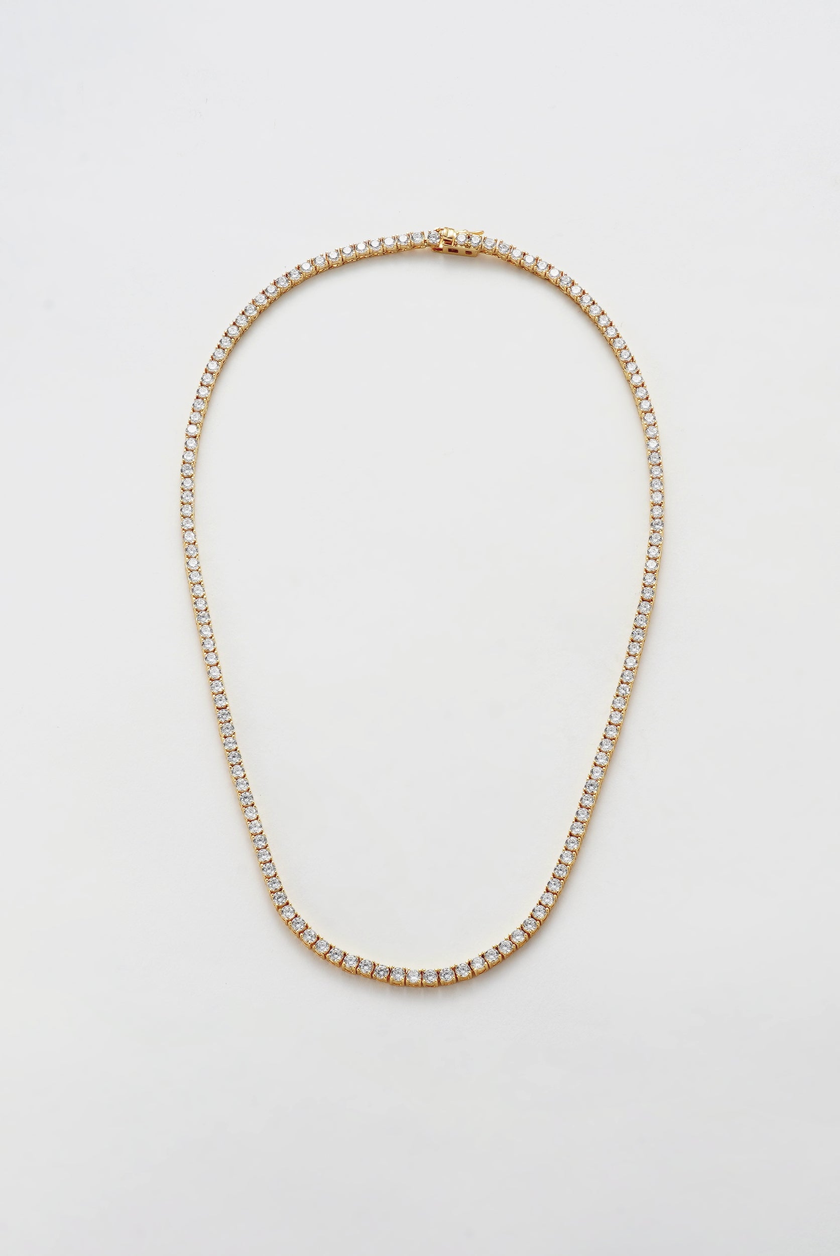 Dani Tennis Necklace - Gold
