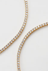 Dani Tennis Necklace - Gold