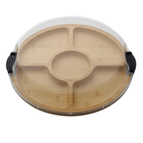 Build A Board Bamboo Round Divided