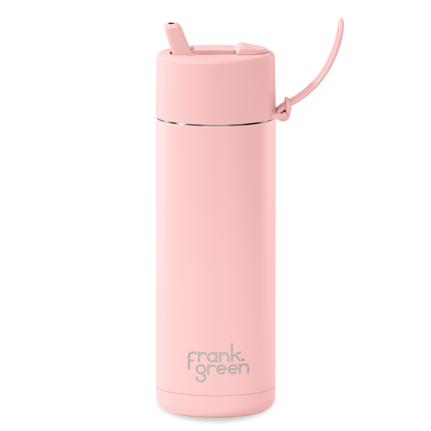 Ceramic Reusable Bottle + Flip Straw Lid 20oz - Blushed