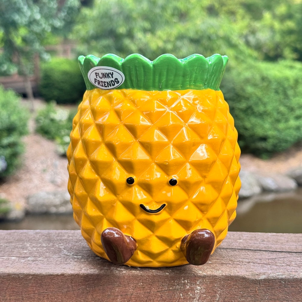 Penny Pineapple Friends Vessel - Yellow 14cm
