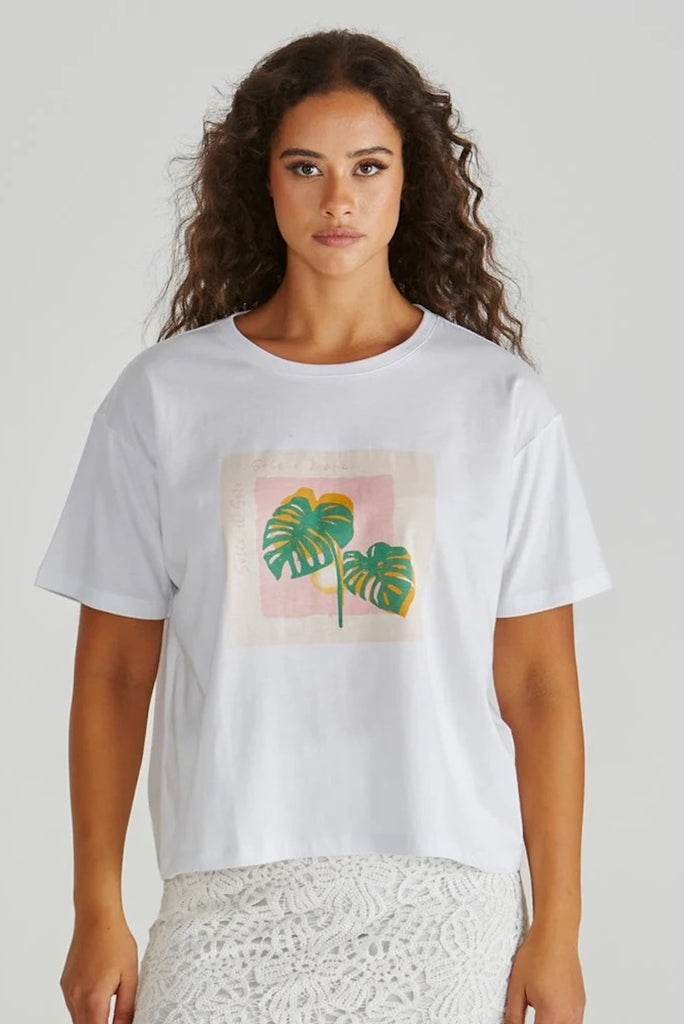 Cynthia Tee - Palm White