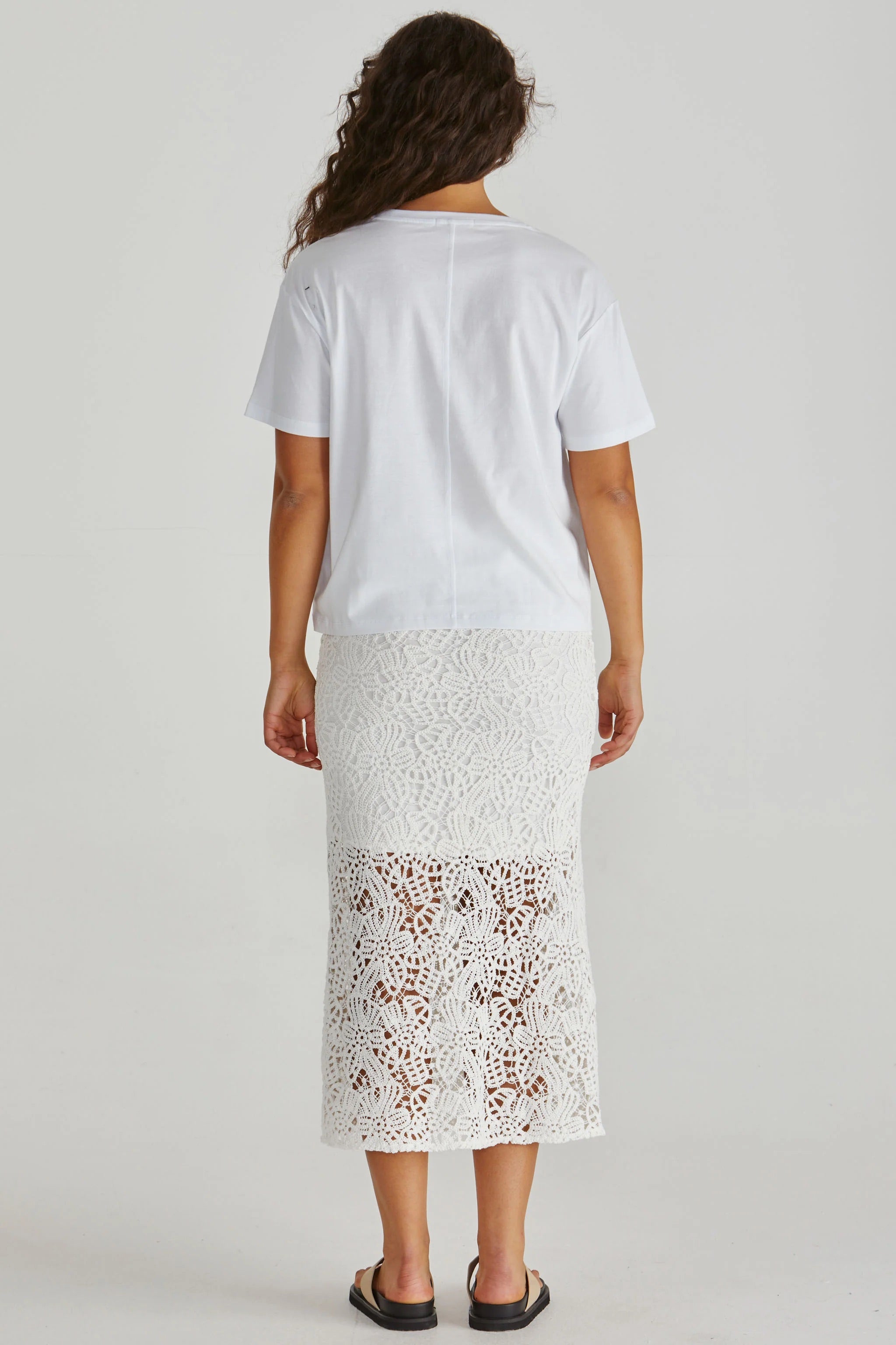 Cynthia Tee - Palm White