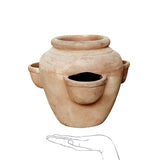 Herb Pot Three Cup 32x27cm
