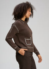 Tailored Cardi - Cocoa