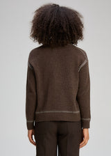 Tailored Cardi - Cocoa