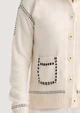 Tailored Cardi - Snow