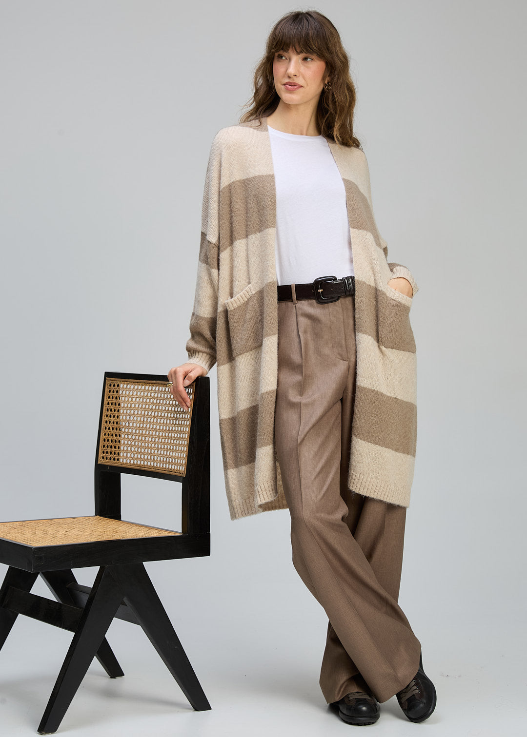 LL Luxe Cardi - Mink
