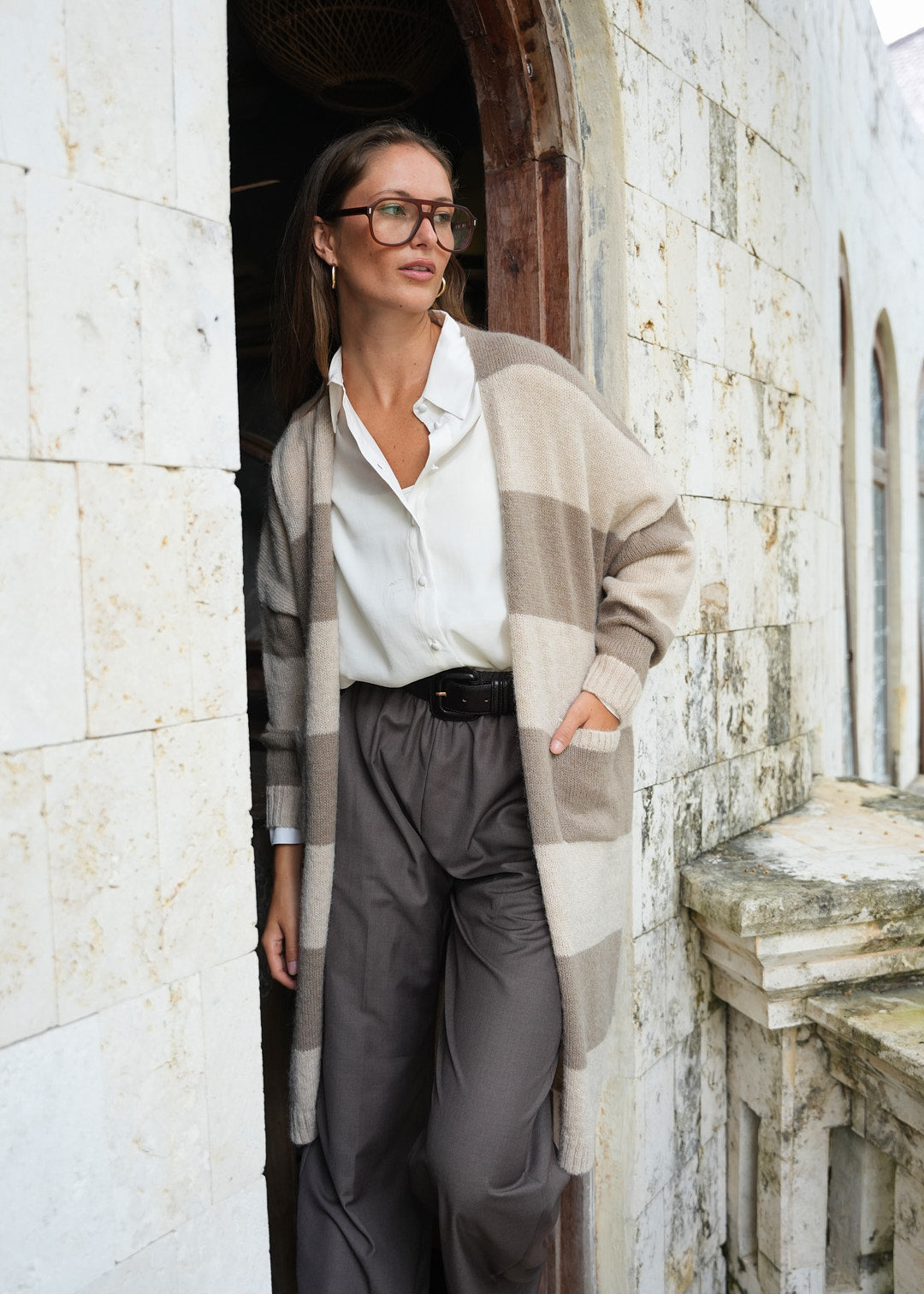 LL Luxe Cardi - Mink
