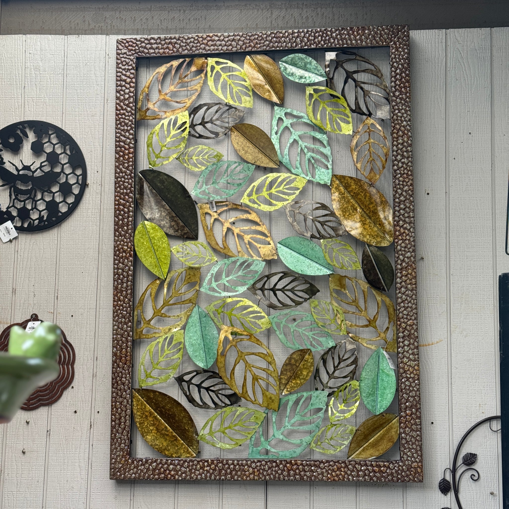 Wall Art Extra Large - Leaves Green 152x102cm