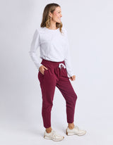 The Lobby Pant - Plum