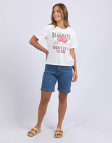 Biarritz Tee - Vintage White