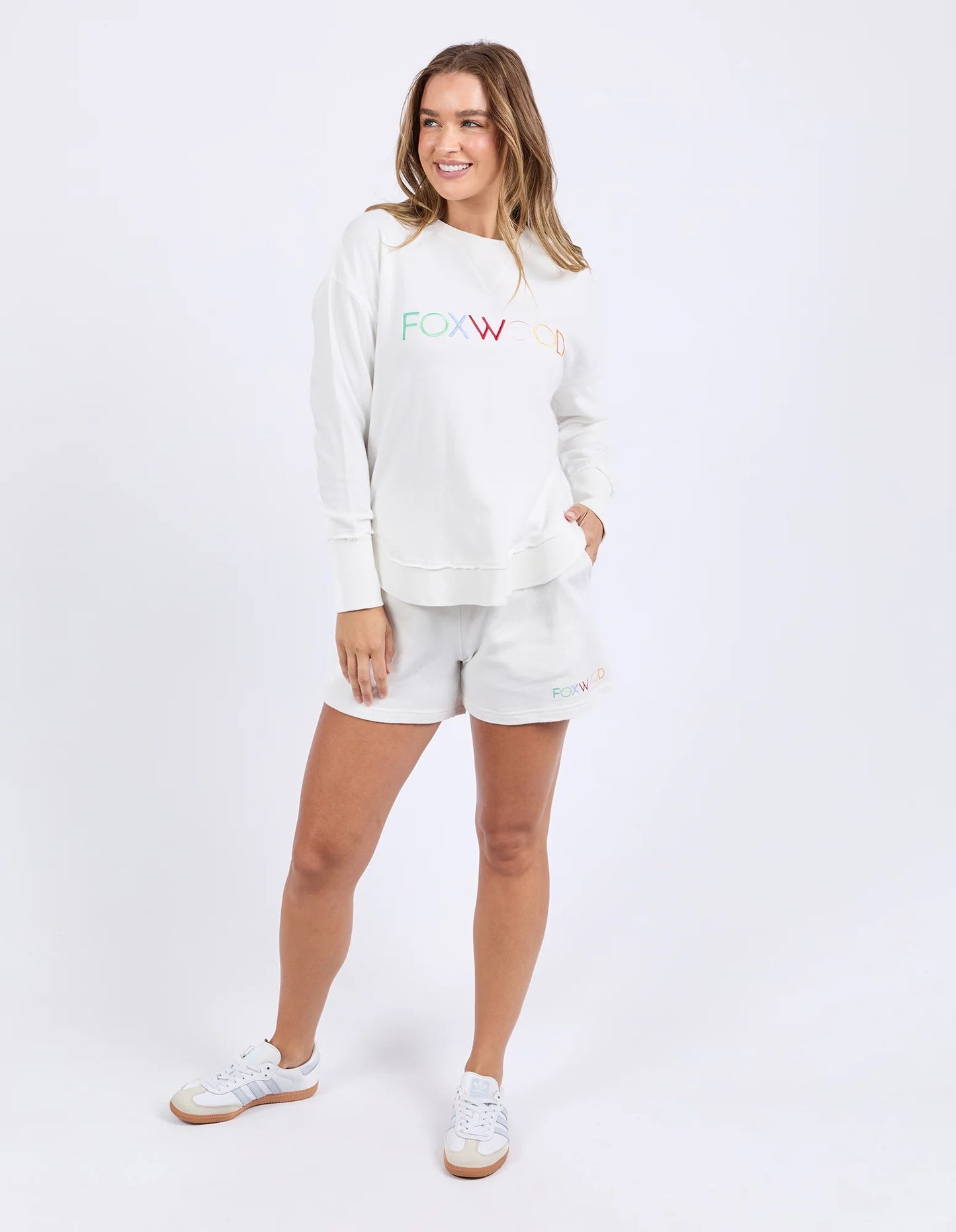 Simplified Confetti Crew - Vintage White