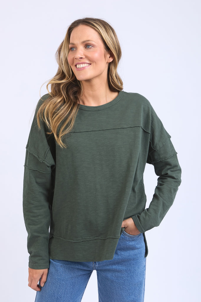 Jayne Throw On Top - Khaki