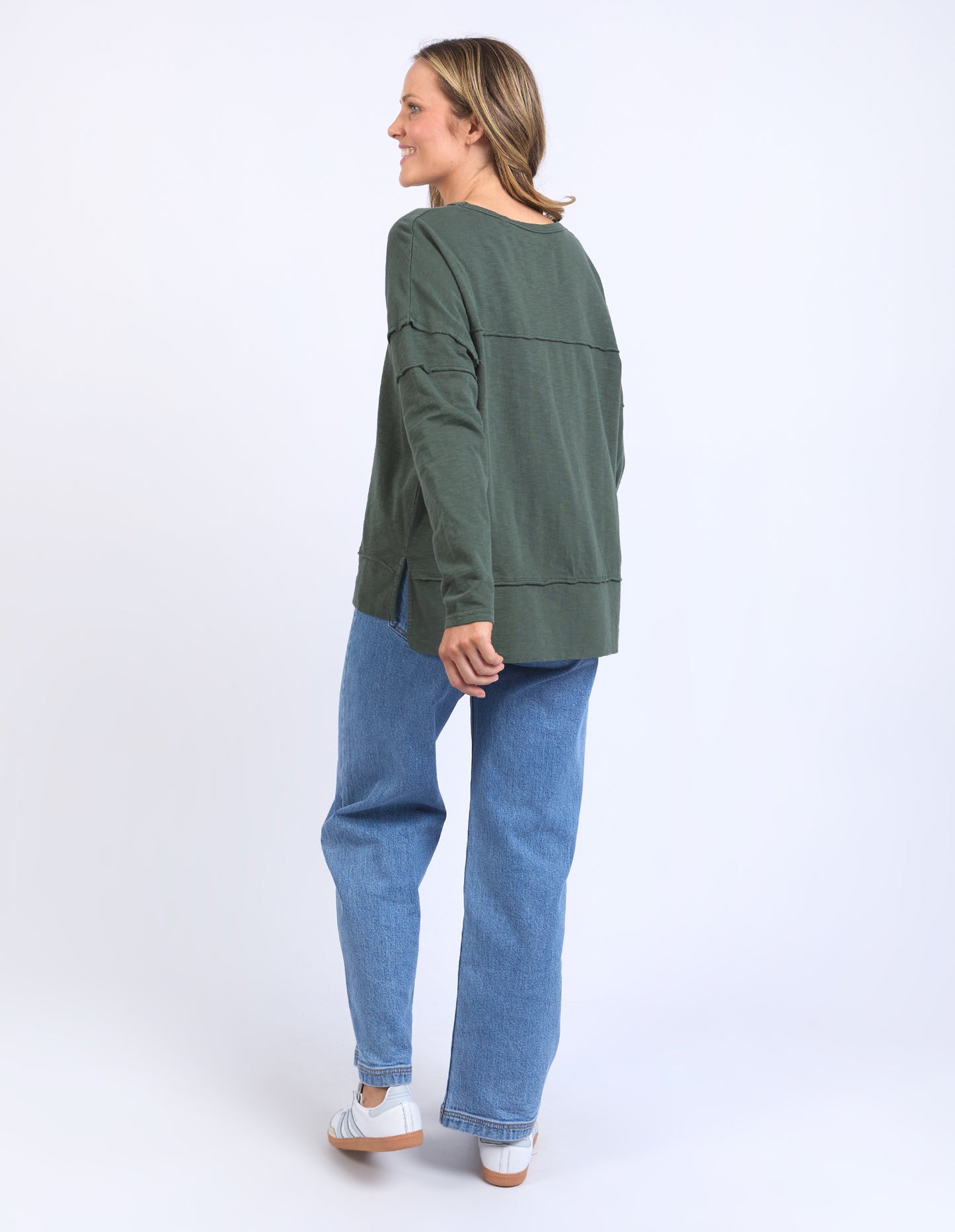 Jayne Throw On Top - Khaki