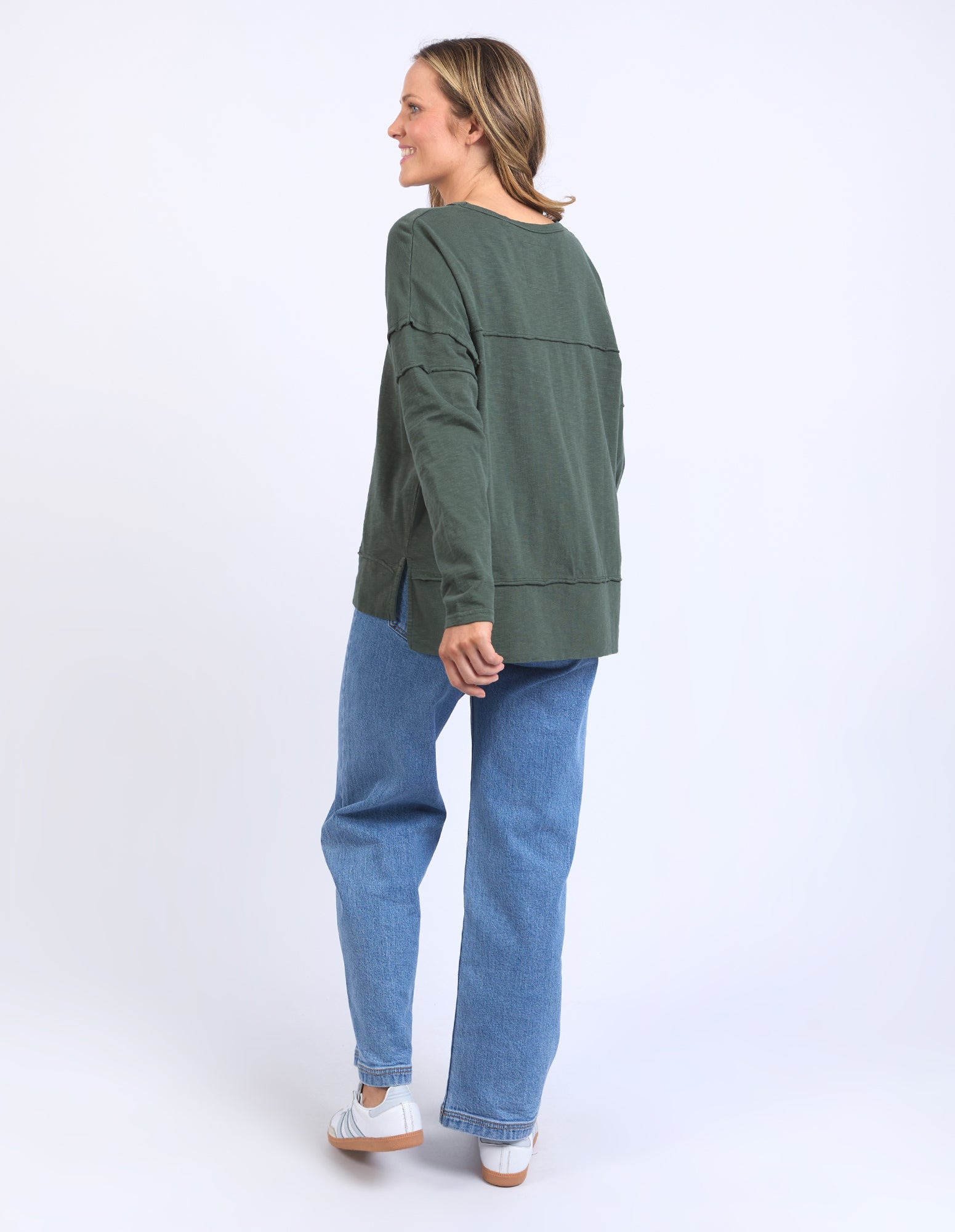Jayne Throw On Top - Khaki