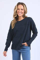 Jayne Throw On Top - Navy