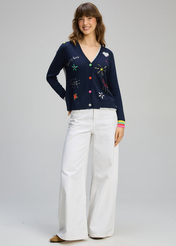 Good Energy Cardi - Dark Denim