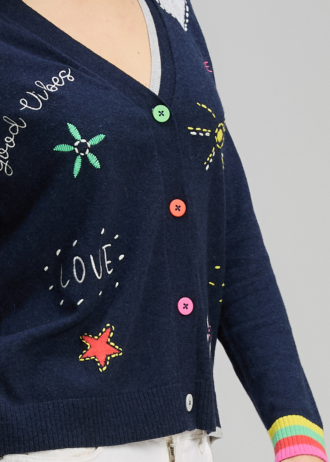 Good Energy Cardi - Dark Denim