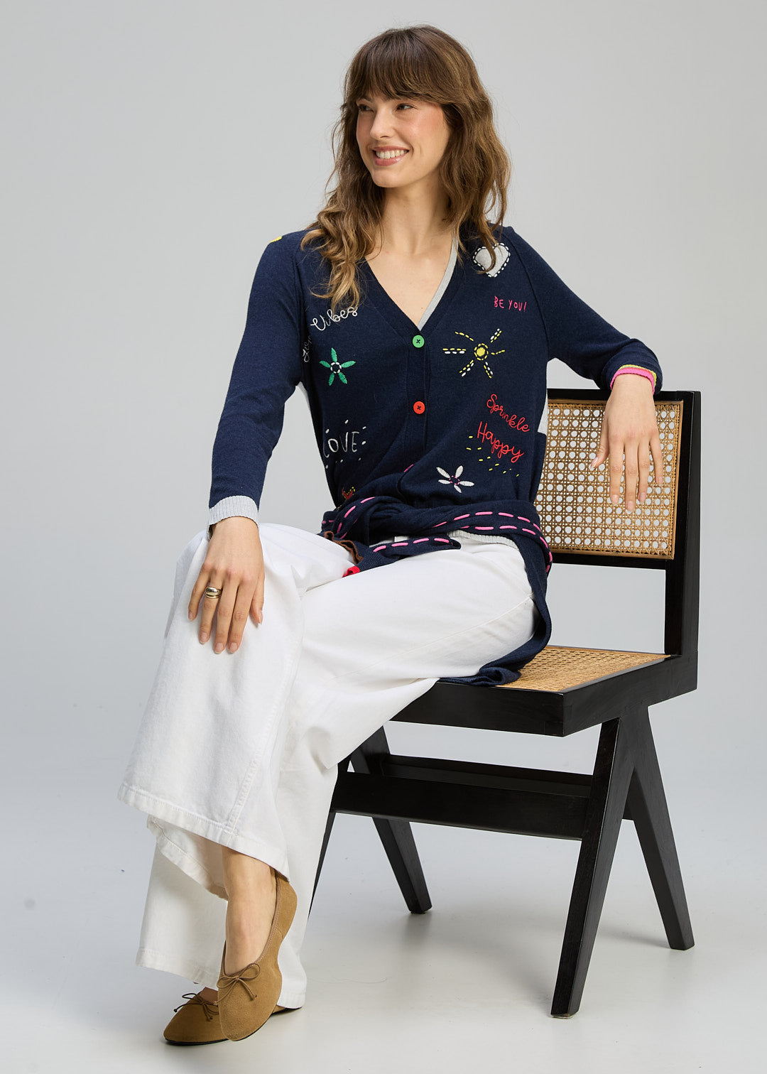 Good Energy Cardi - Dark Denim