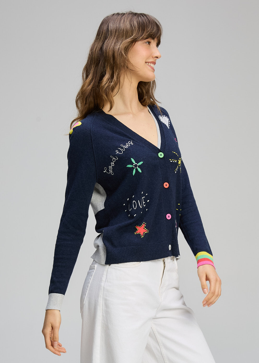 Good Energy Cardi - Dark Denim