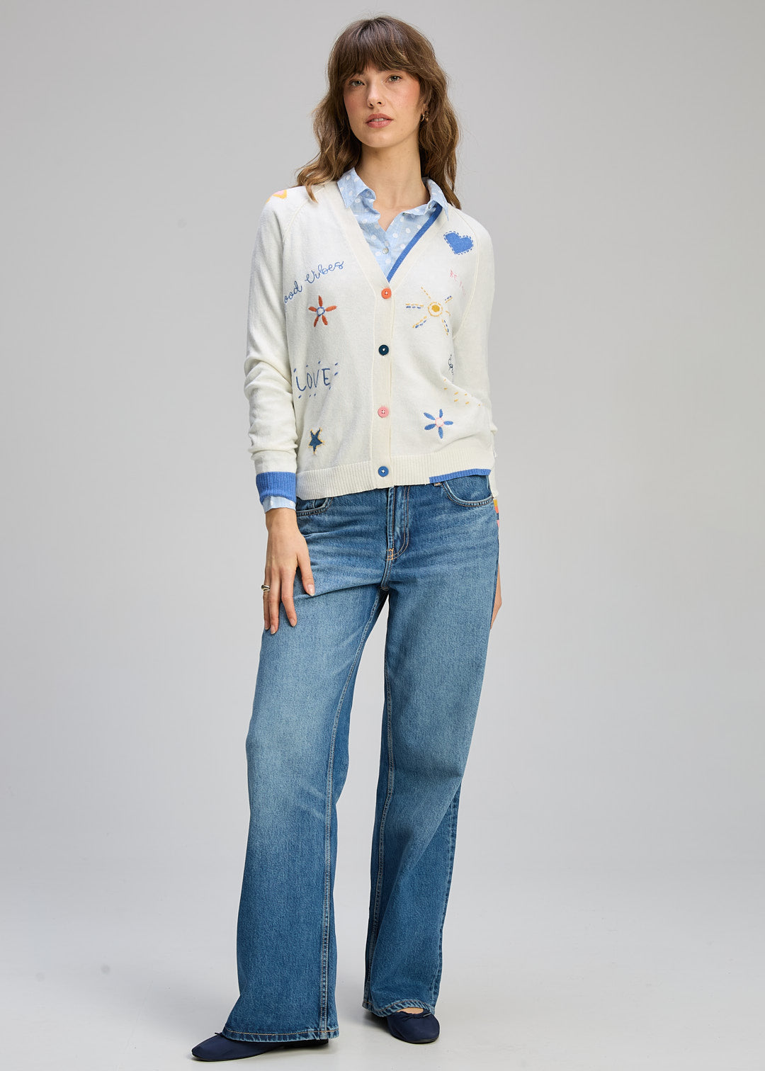 Good Energy Cardi - Winter White