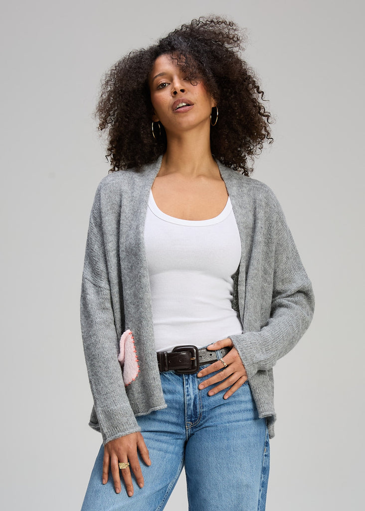 Bloom Back Cardi - Dove