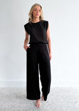 Crepe Dressy Pants - Black