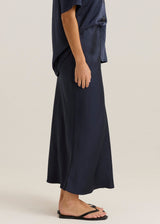 Jasper Slip Skirt - Navy