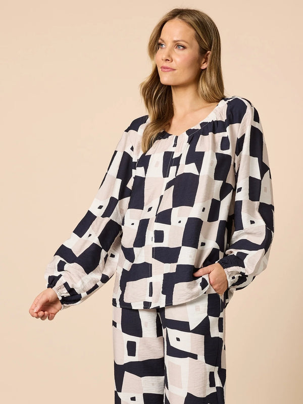 Rive Gauche Top - Navy