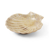 Scallop Sand Glazed Dish