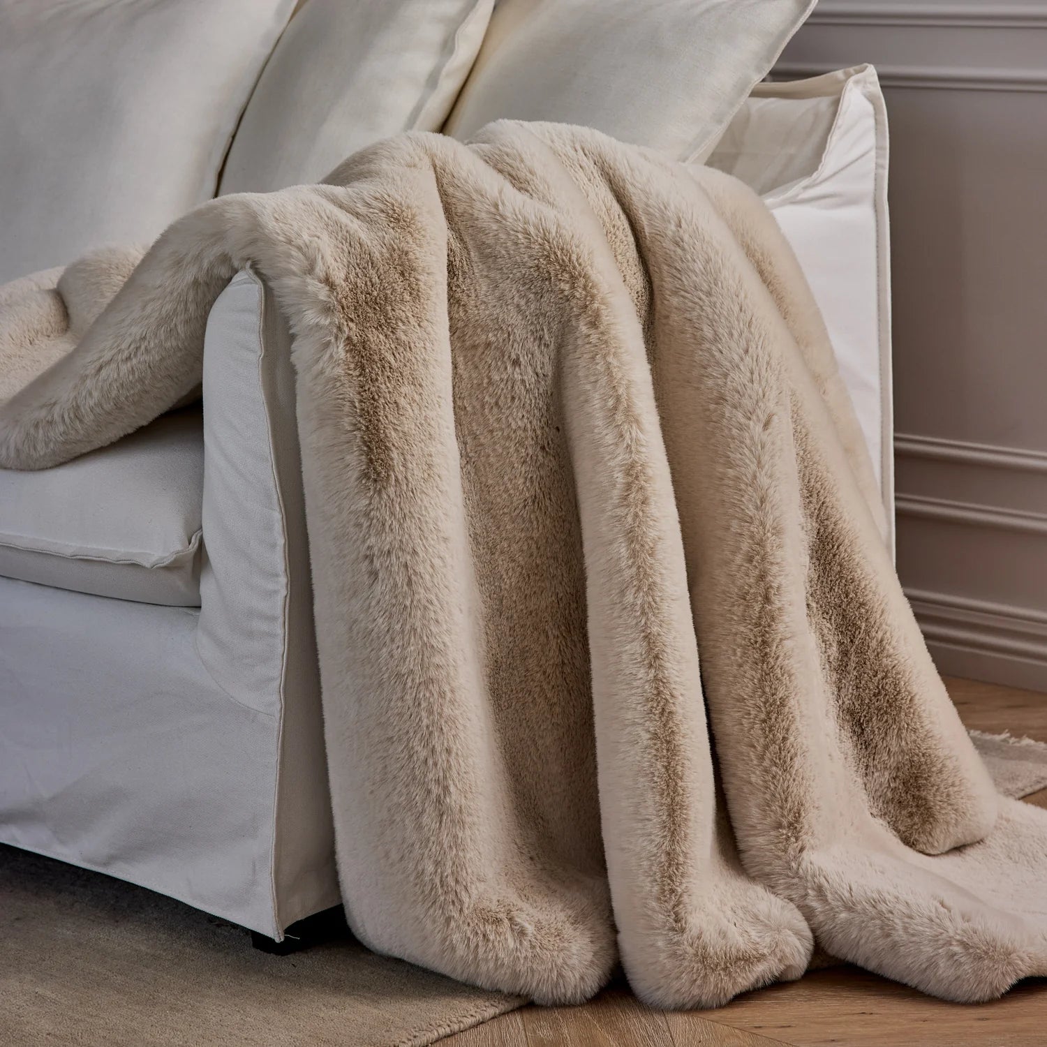 Arctic Throw 130 x 150cm - Cream