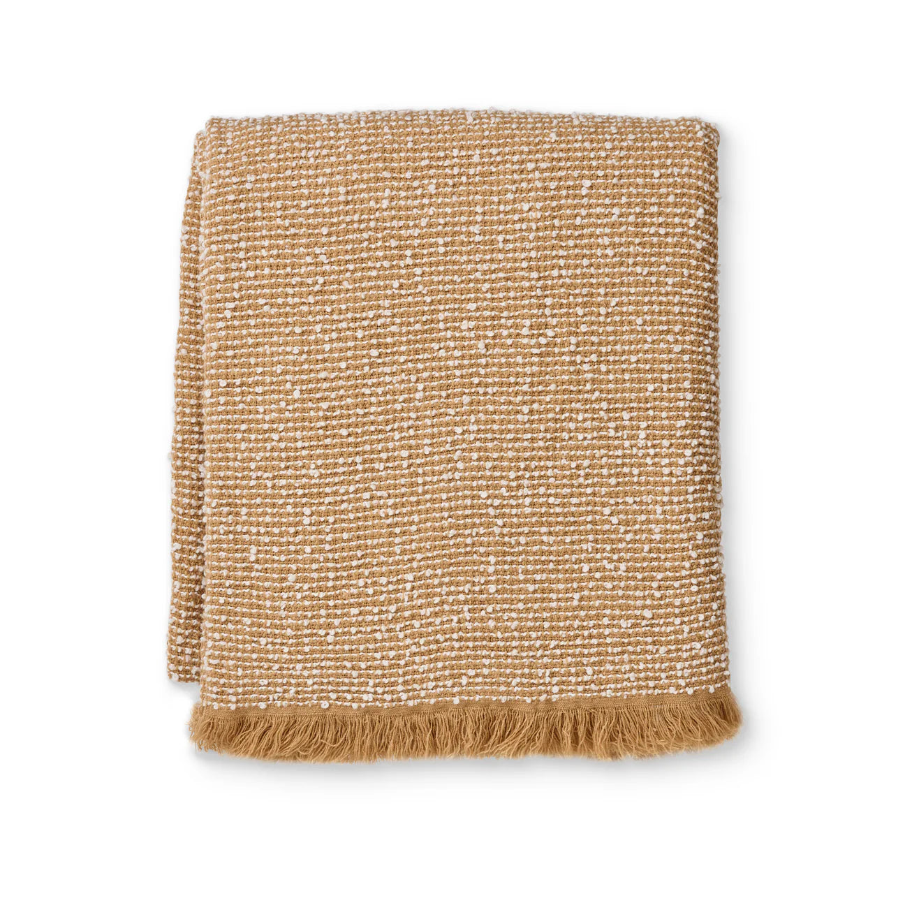 Clara Throw 160x200cm - Camel/Cream