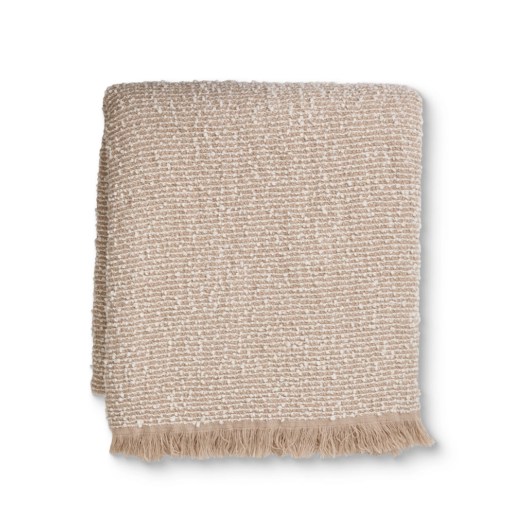 Clara Throw 160x200cm - Beige/Cream