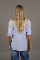 Nala Stripe Shirt - Blue