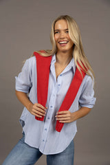Nala Stripe Shirt - Blue