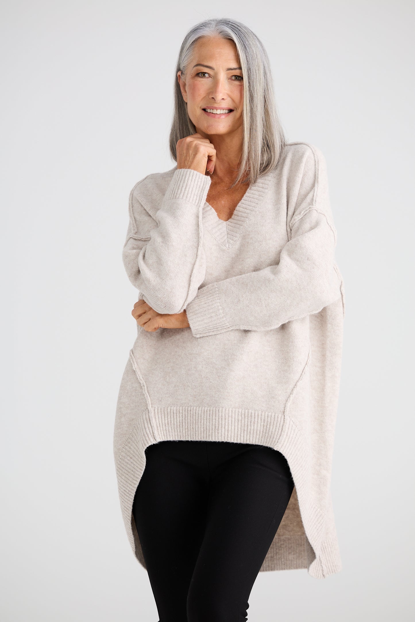 Wiltshire Knit - Oat Marle