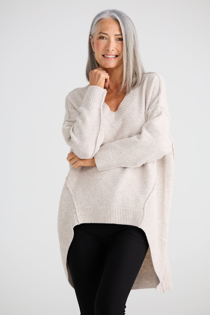 Wiltshire Knit - Oat Marle