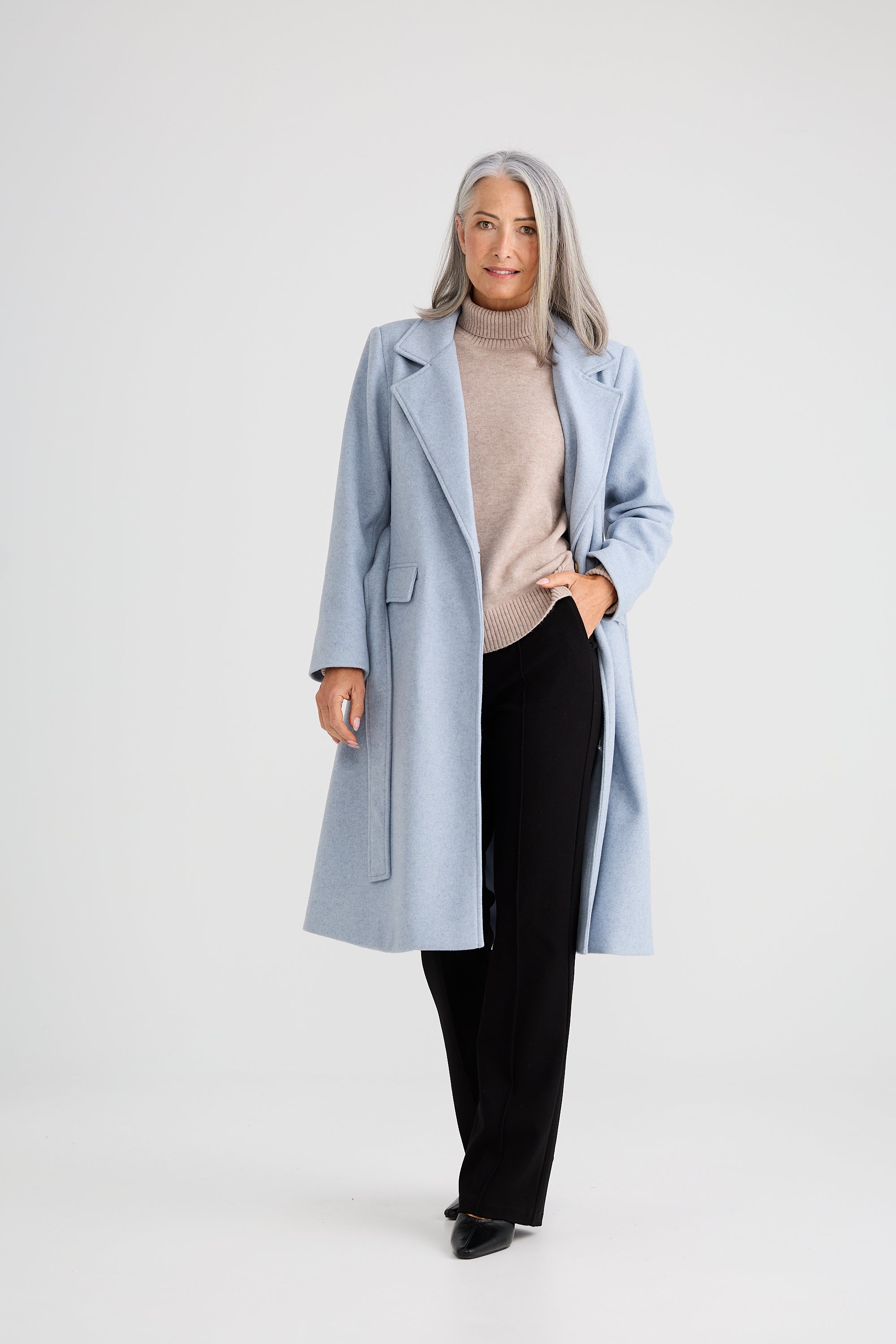Julianne Coat - Steel Blue