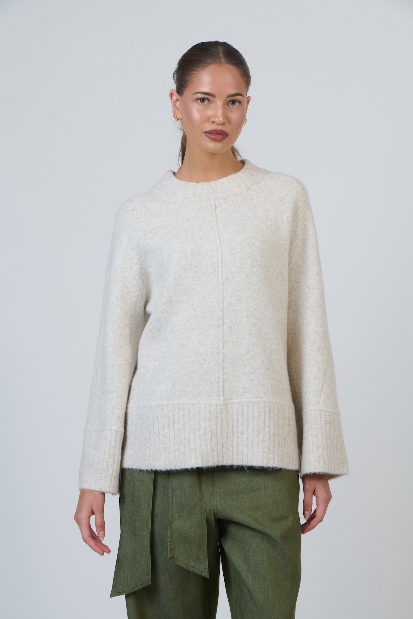 Seam Detail Knit - Dust