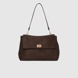 Arden Suedette Shoulder Bag -