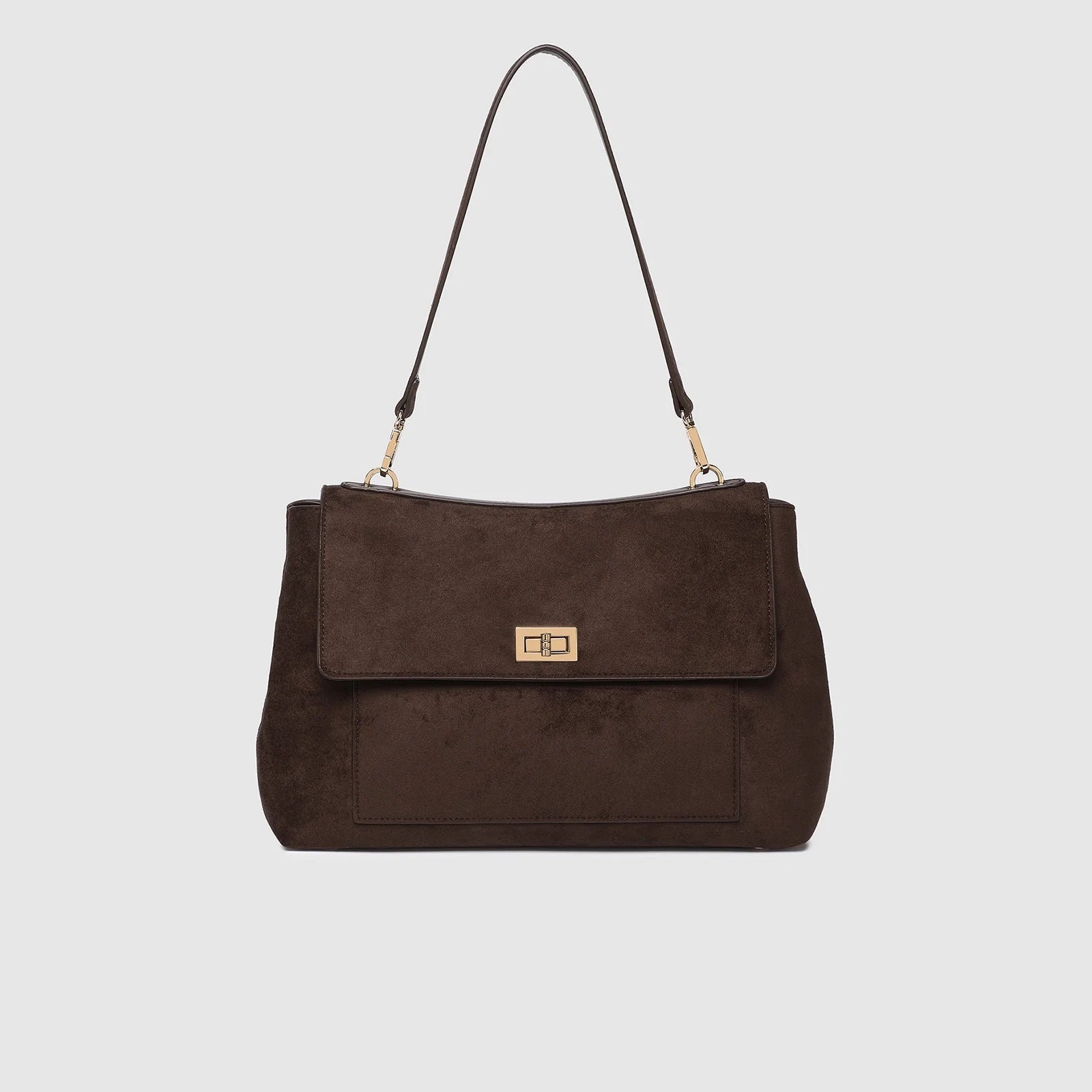 Arden Suedette Shoulder Bag -