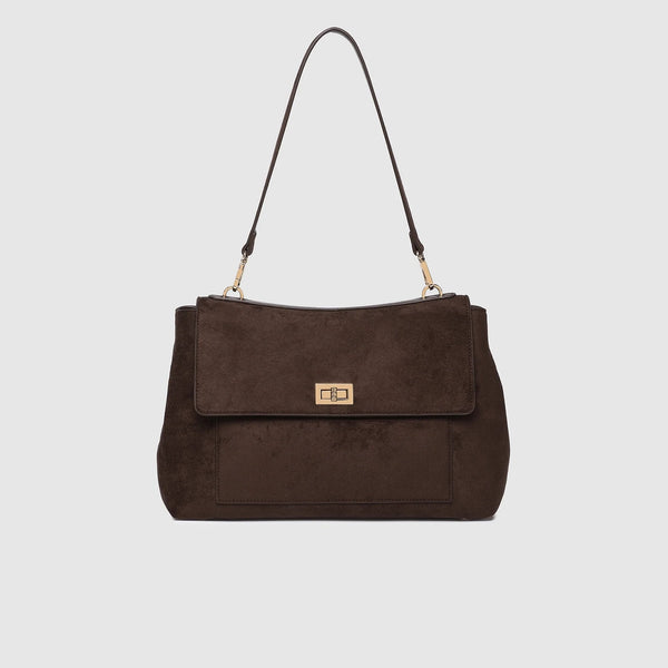 Arden Suedette Shoulder Bag -
