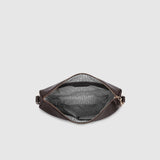 Daisy Stripe Crossbody Bag - Chocolate
