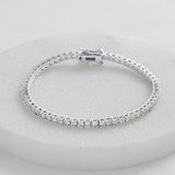 Dani Tennis Bracelet 18cm - Silver