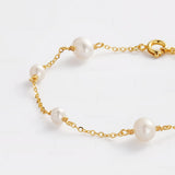 Luna Pearl Bracelet - Gold