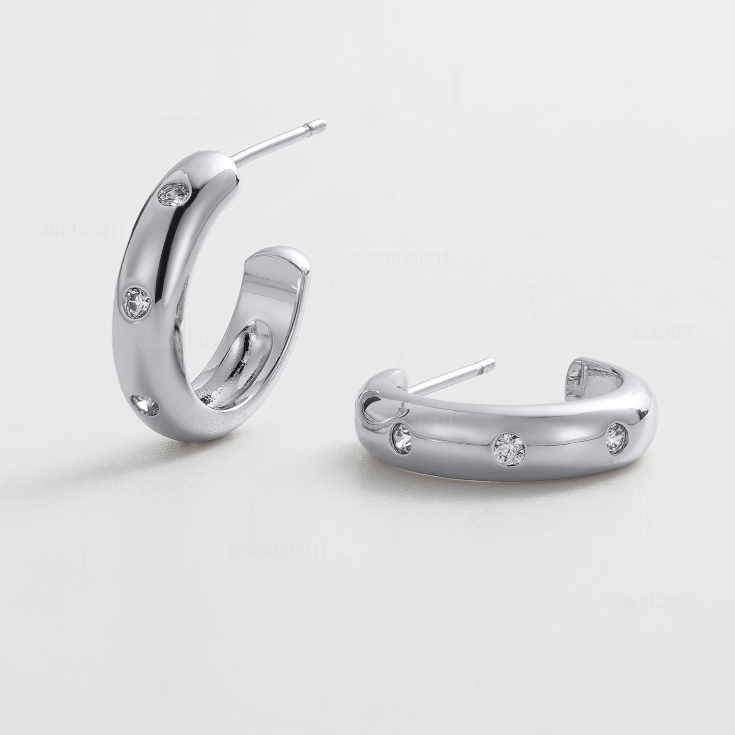 Talia Hoop - Silver