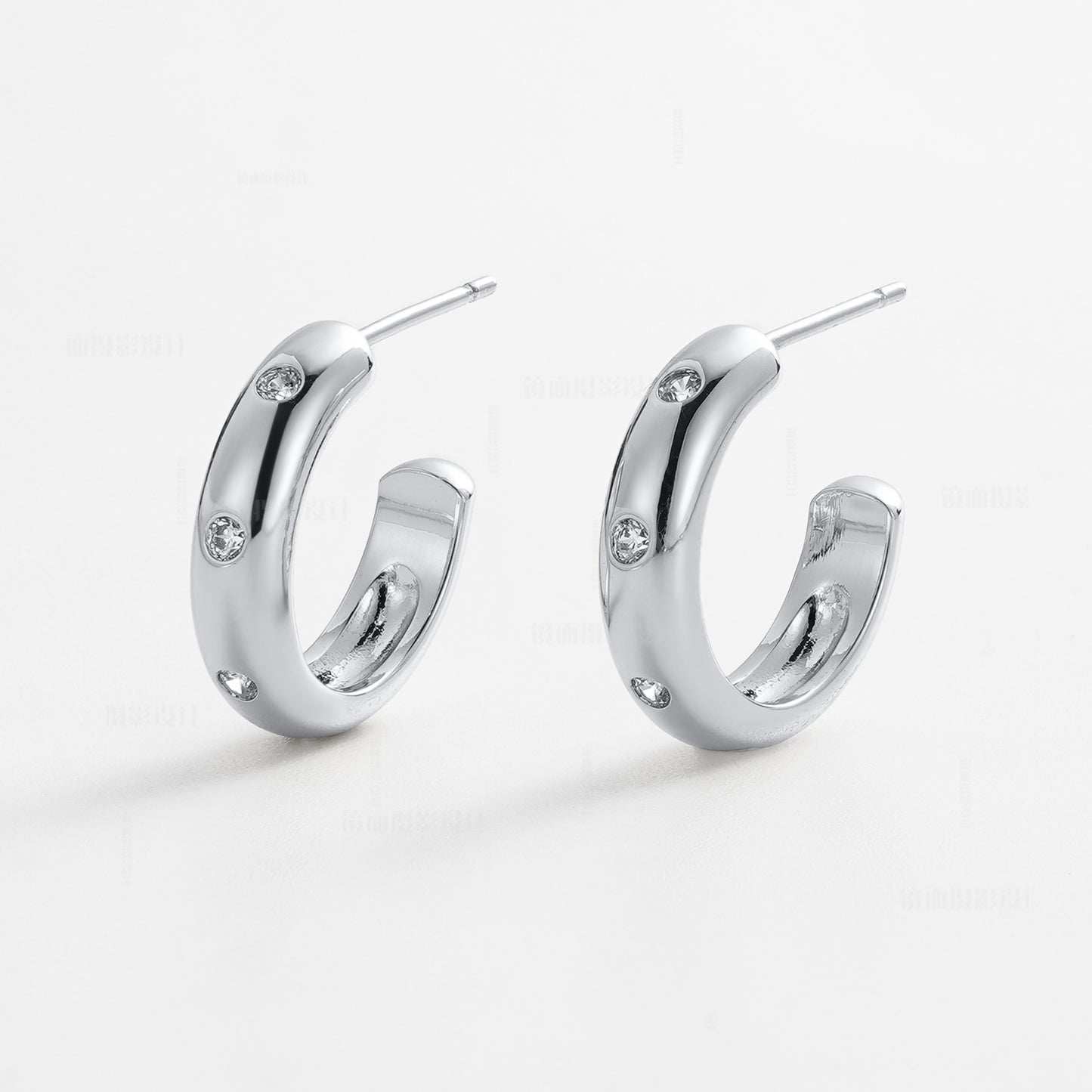 Talia Hoop - Silver